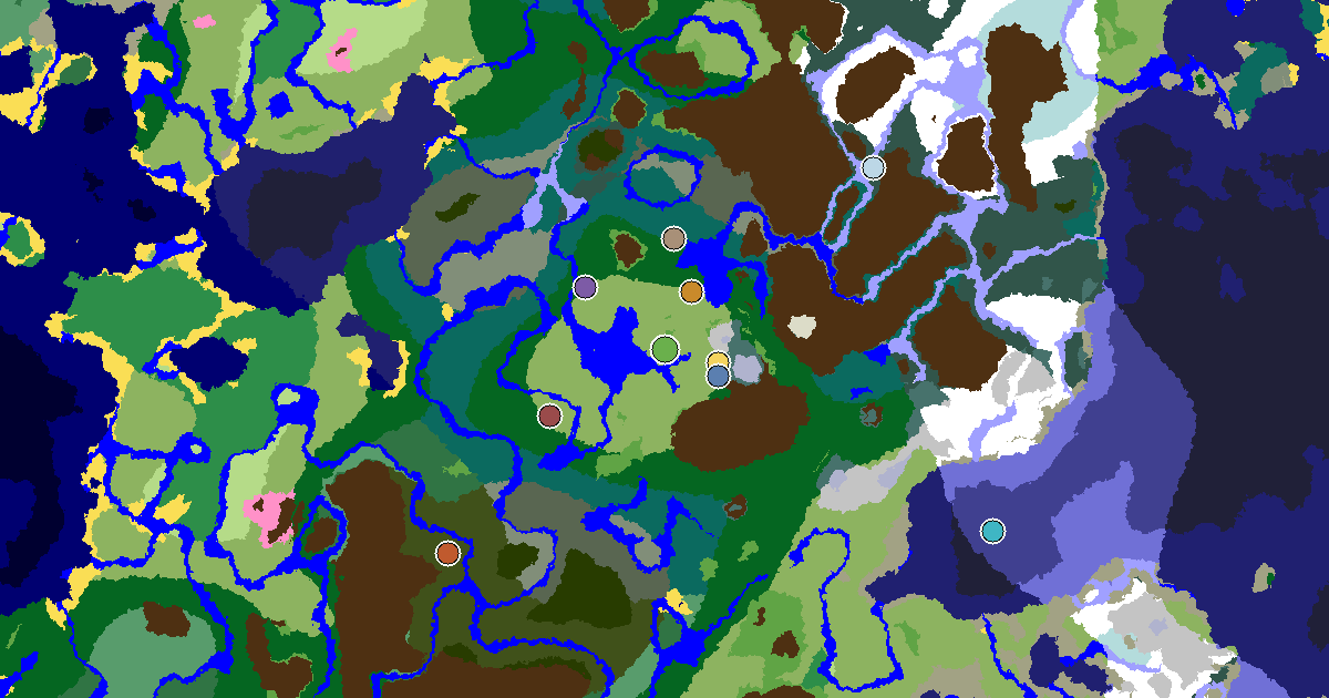 Minecraft Plains Seed: an Ancient City Under Spawn — biome and structure map around spawn