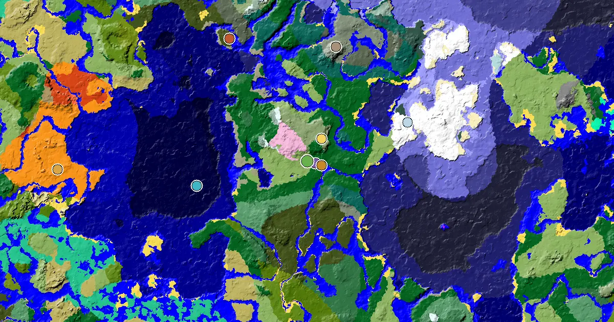 a Trial Chamber by Spawn Near a Plains Spawn — biome and structure map