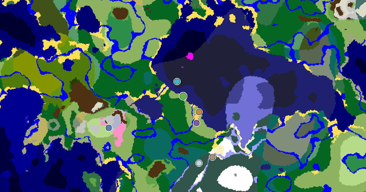 Minecraft Plains Seed: a Village Close to Spawn — biome and structure map