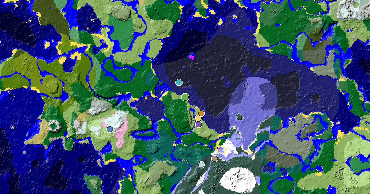 Minecraft Plains Seed: a Village Close to Spawn — biome and structure map around spawn