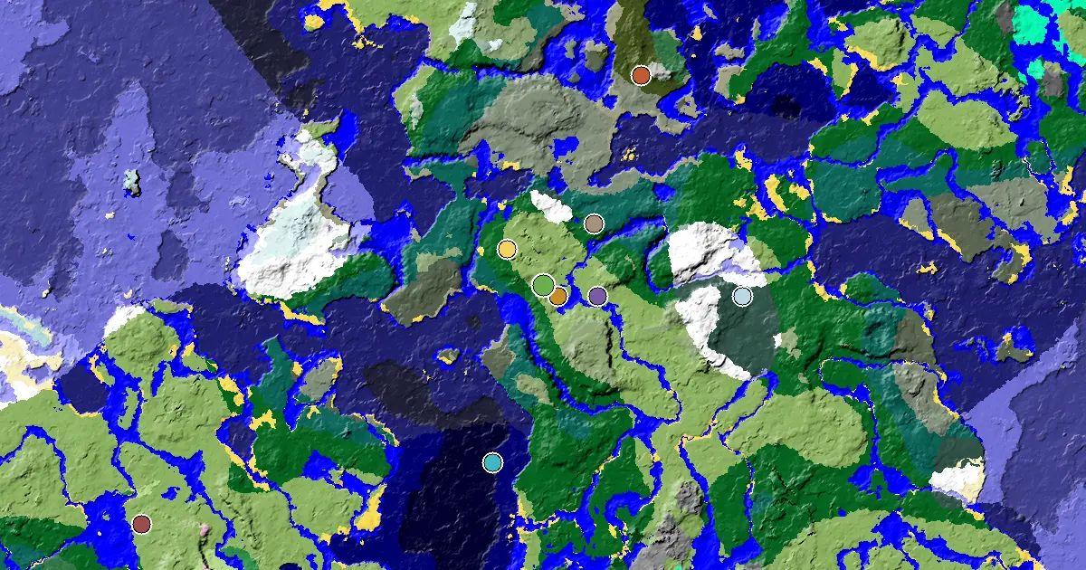 Minecraft Plains Seed: a Trial Chamber by Spawn — biome and structure map