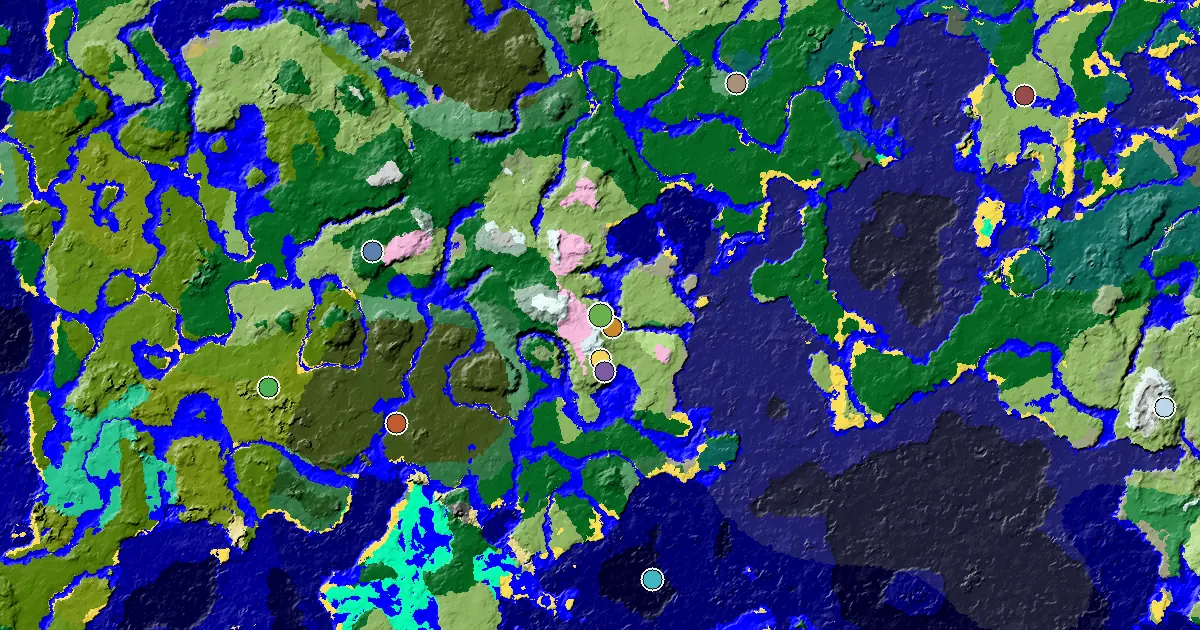 Minecraft Plains Seed: a Trial Chamber by Spawn — biome and structure map