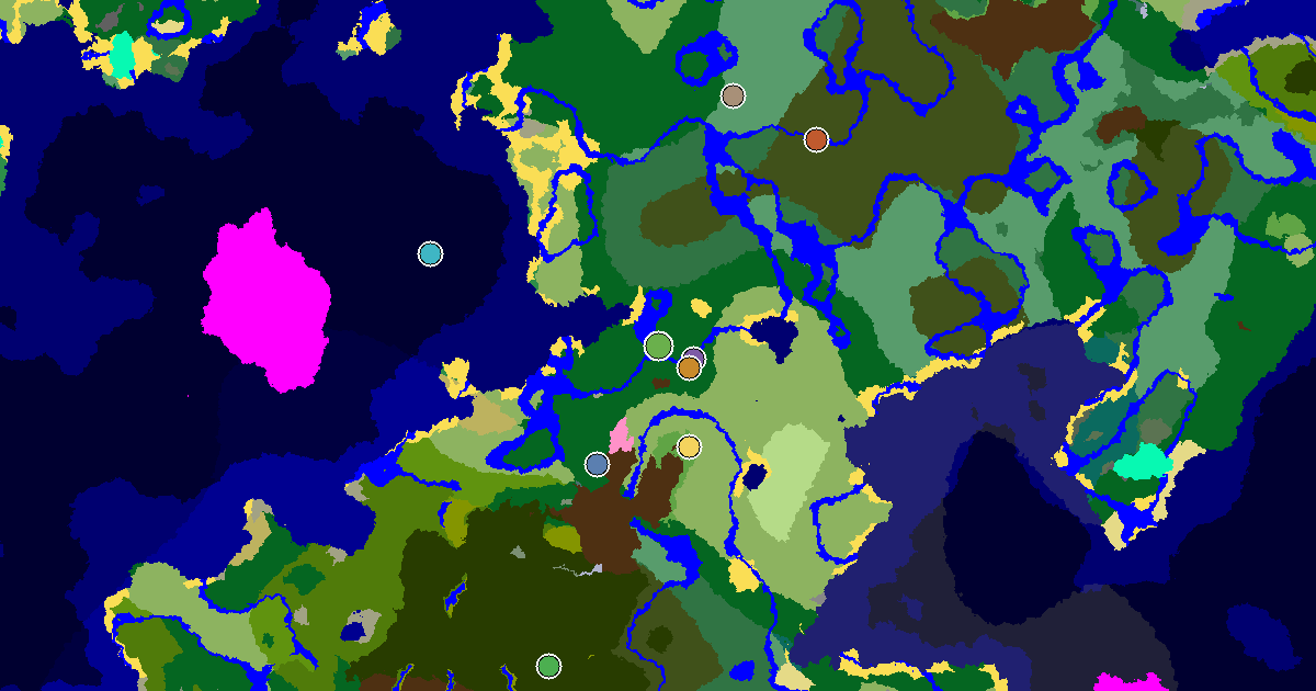 Forest Spawn — a Trial Chamber by Spawn — biome and structure map