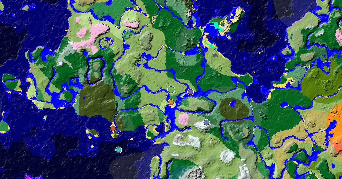 a Mansion Within Reach Near a Plains Spawn — biome and structure map