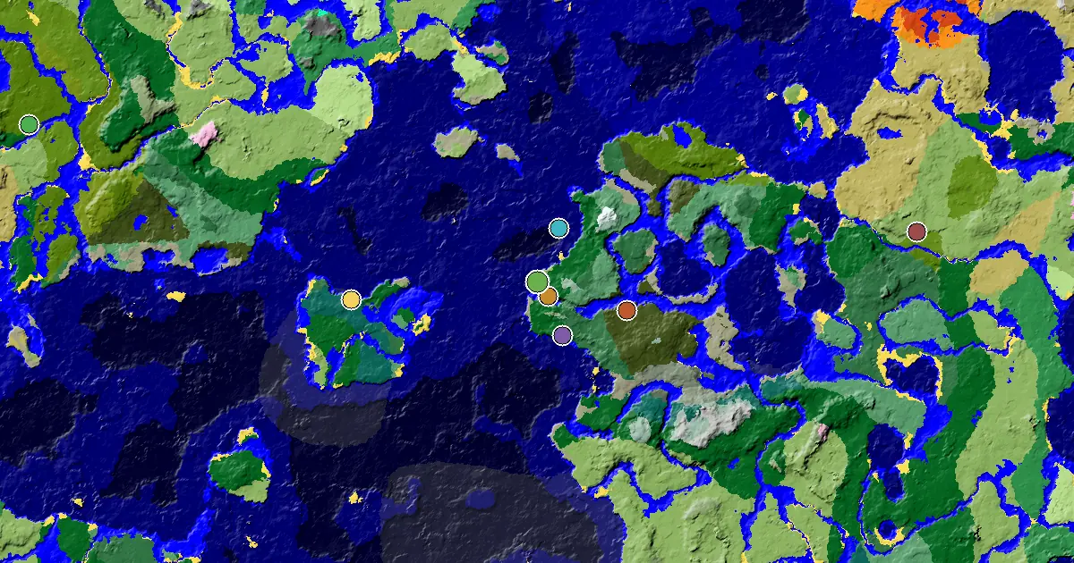 Plains Spawn — a Woodland Mansion Nearby — biome and structure map