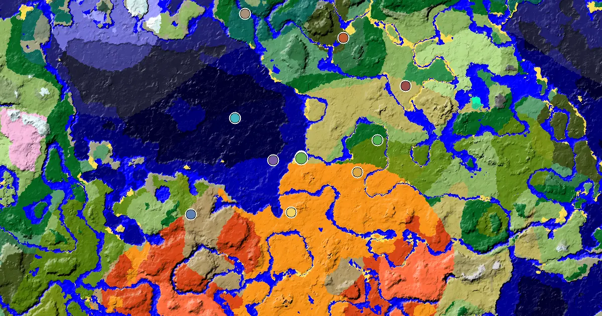 Beach Spawn — a Trial Chamber by Spawn — biome and structure map