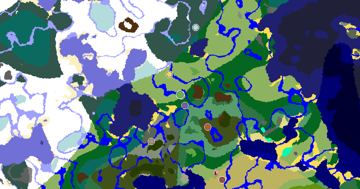 a Trial Chamber by Spawn Near a Plains Spawn — biome and structure map around spawn