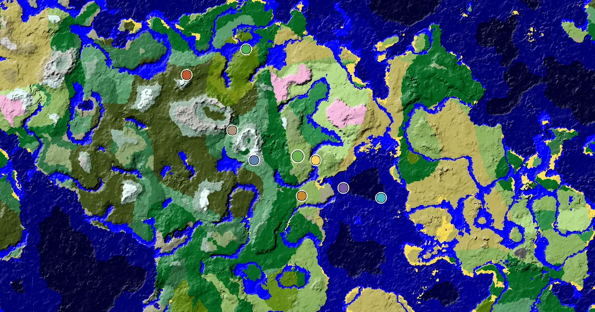 an Ancient City Under Spawn Near a Plains Spawn — biome and structure map
