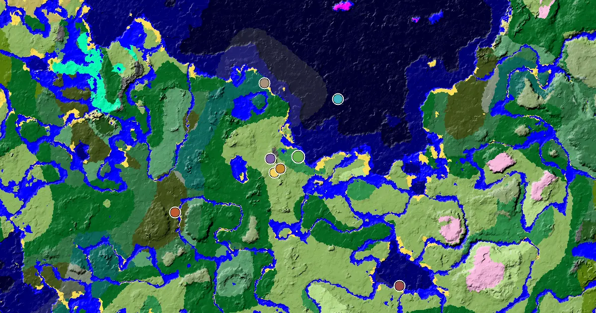 a Mansion Within Reach Near a Flower Forest Spawn — biome and structure map