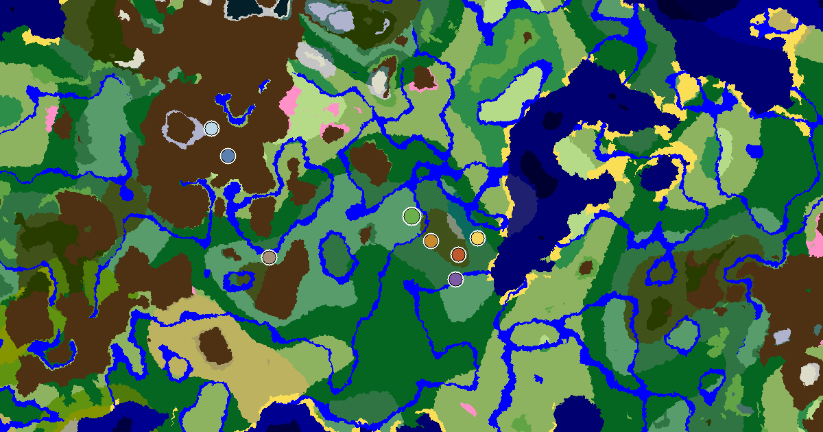 Minecraft Old Growth Birch Forest Seed: a Woodland Mansion Nearby — biome and structure map