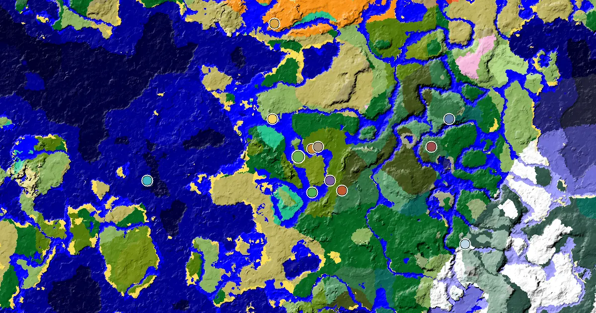 a Woodland Mansion Nearby Near a Sparse Jungle Spawn — biome and structure map