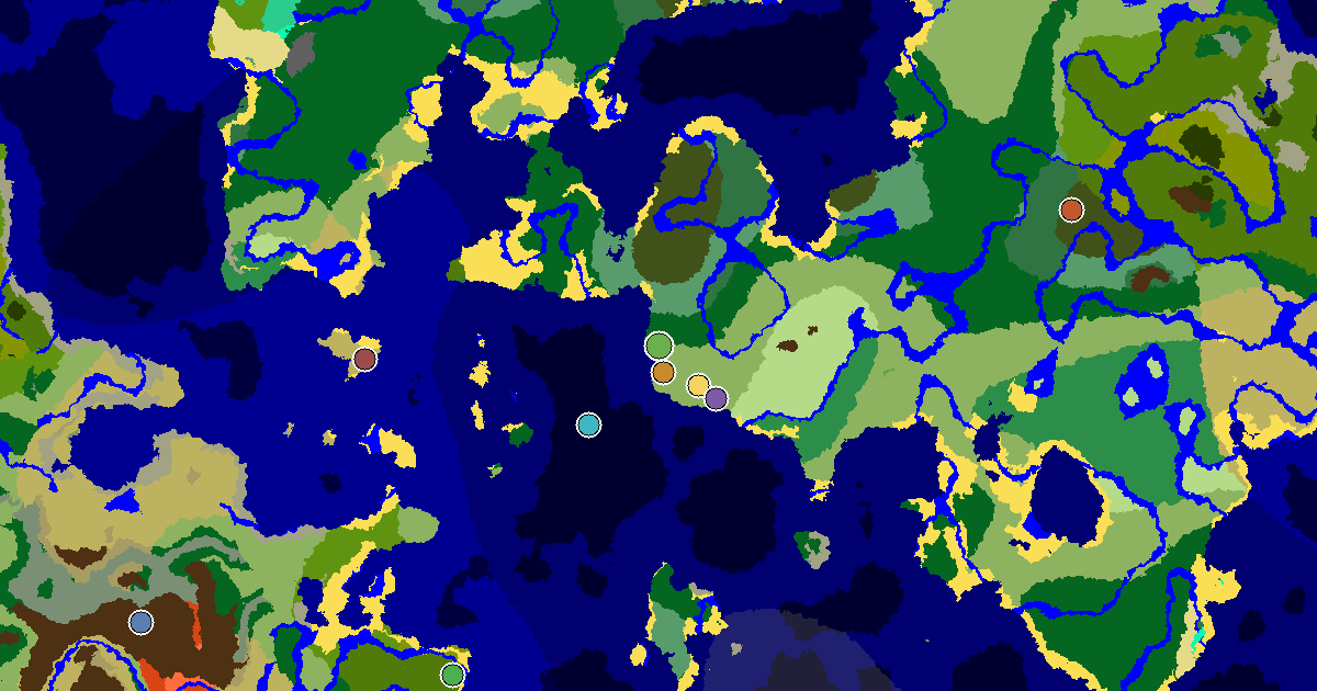 a Trial Chamber by Spawn Near a Plains Spawn — biome and structure map
