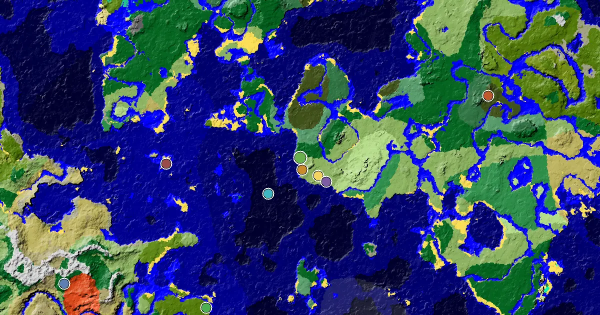 a Trial Chamber by Spawn Near a Plains Spawn — biome and structure map around spawn