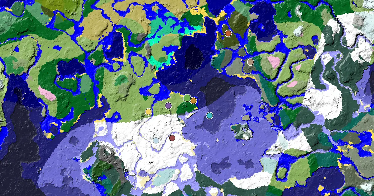 a Trial Chamber by Spawn Near a Plains Spawn — biome and structure map