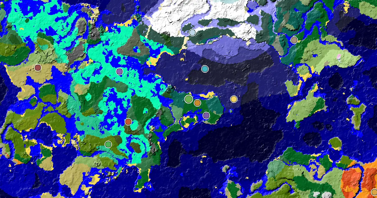 a Trial Chamber by Spawn Near a Forest Spawn — biome and structure map around spawn