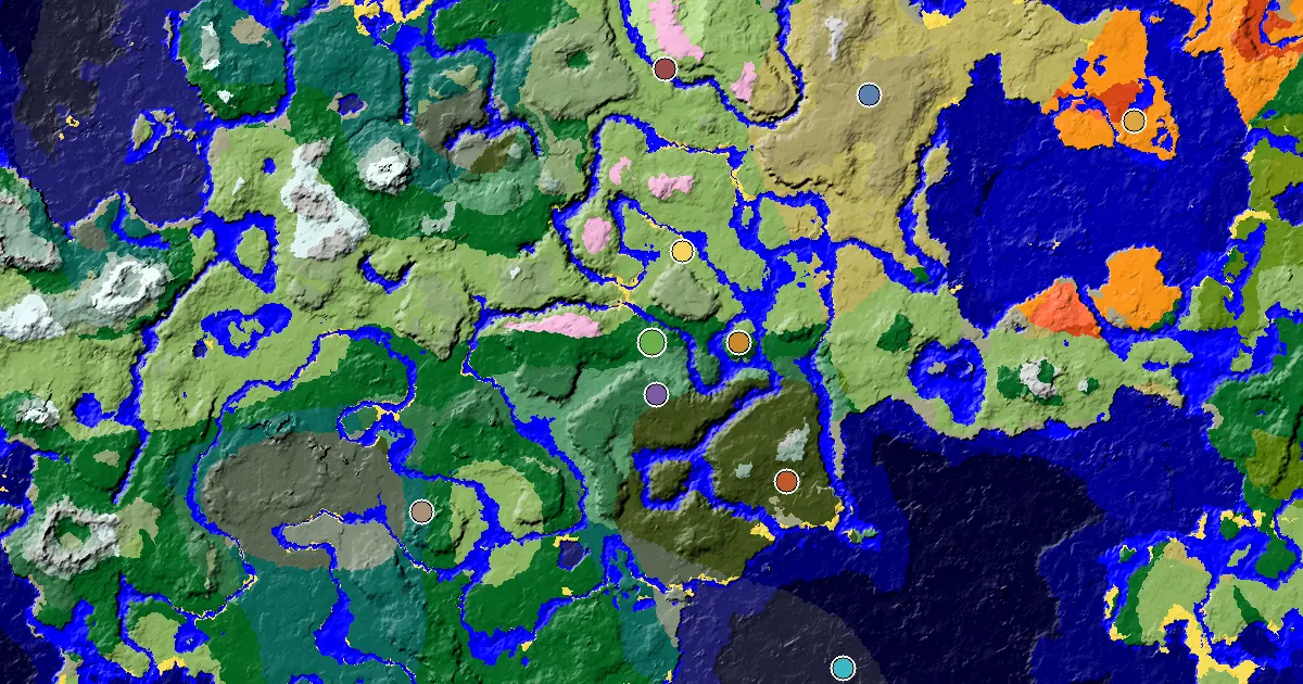Dripstone Caves Spawn — a Mansion Within Reach — biome and structure map