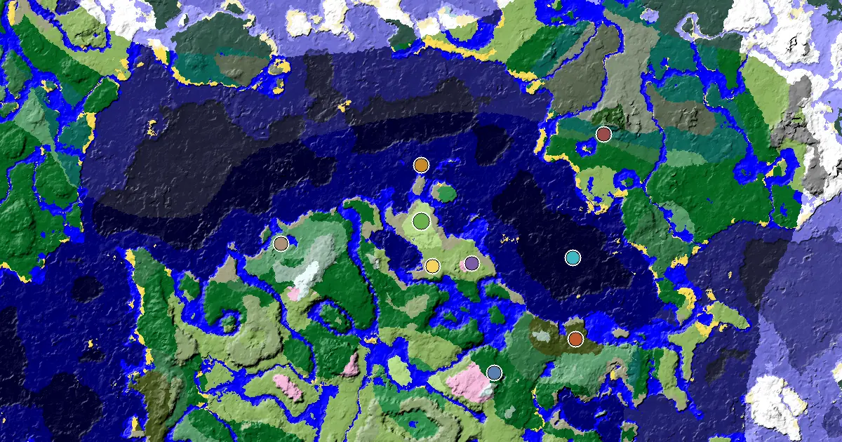 a Mansion Within Reach Near a Sunflower Plains Spawn — biome and structure map