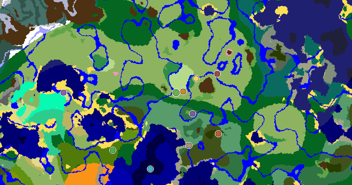 a Trial Chamber by Spawn Near a Plains Spawn — biome and structure map around spawn