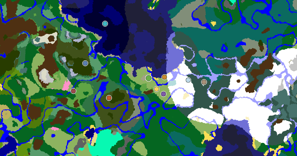 Plains Seed With a Mansion Within Reach — biome and structure map