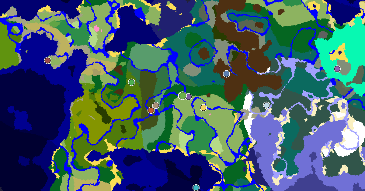 Minecraft Plains Seed: a Woodland Mansion Nearby — biome and structure map
