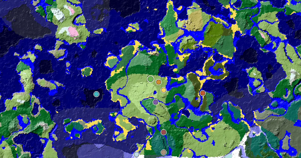 a Trial Chamber by Spawn Near a Plains Spawn — biome and structure map