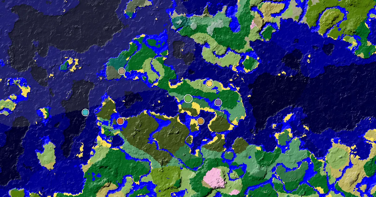 Birch Forest Spawn — a Mansion Within Reach — biome and structure map