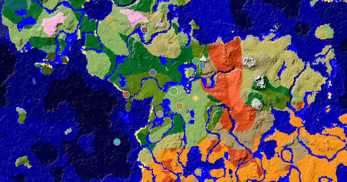Plains Spawn — a Mansion Within Reach — biome and structure map
