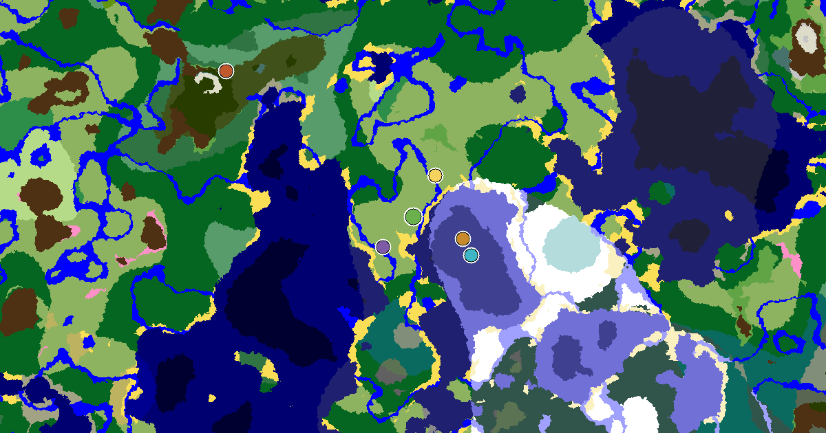 Minecraft Plains Seed: a Village Close to Spawn — biome and structure map around spawn