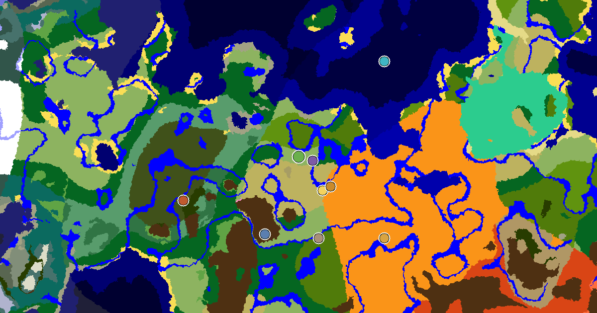 Minecraft Plains Seed: a Mansion Within Reach — biome and structure map