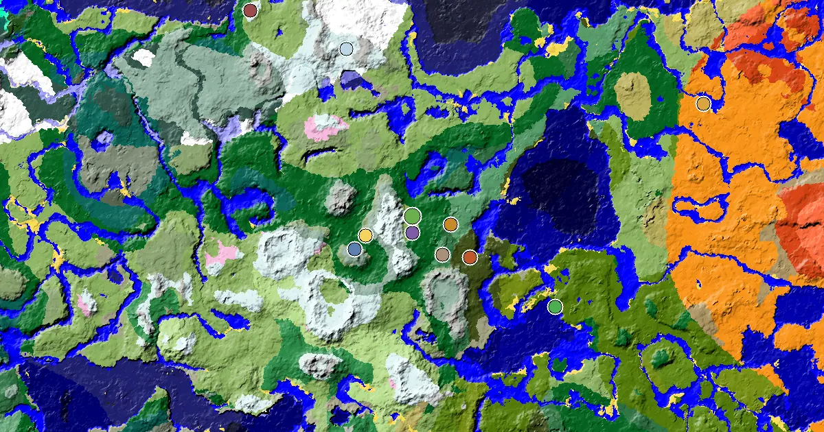 Plains Seed With a Woodland Mansion Nearby — biome and structure map