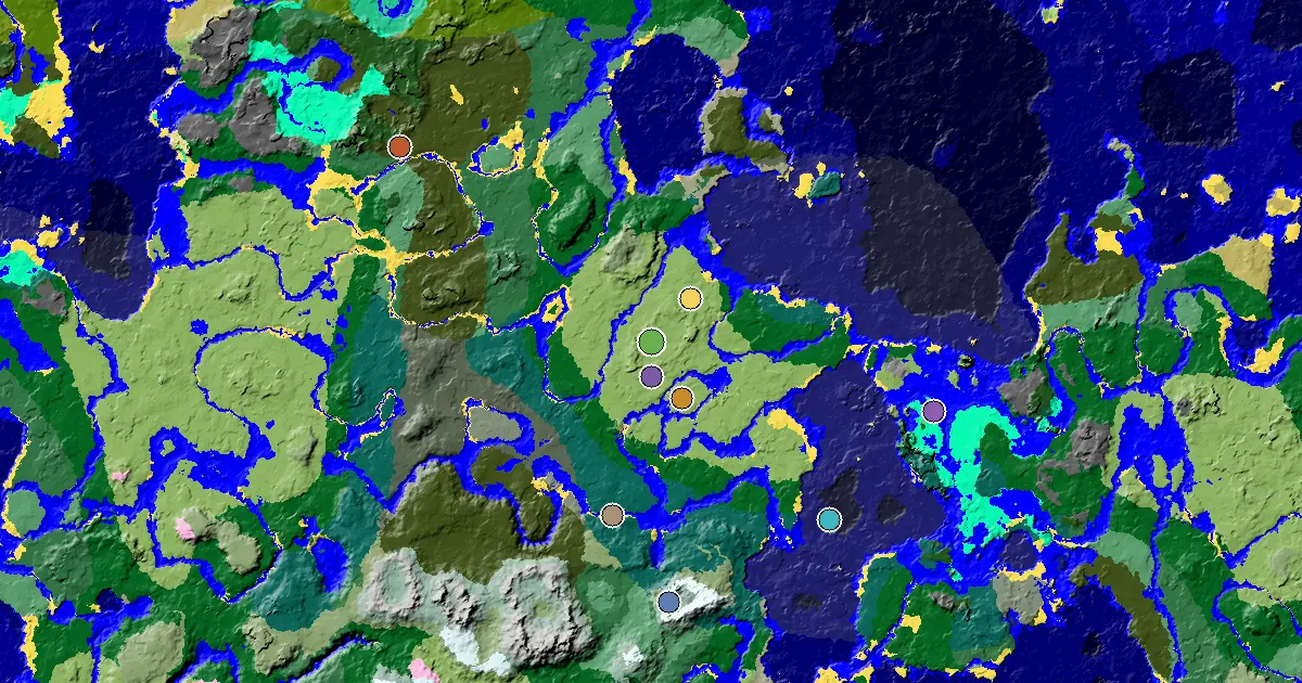 a Mansion Within Reach Near a Plains Spawn — biome and structure map