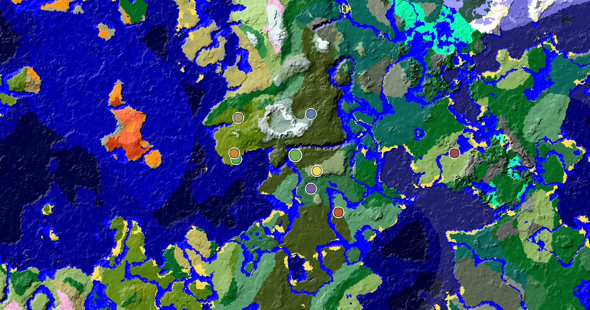 Minecraft Lush Caves Seed: an Ancient City Under Spawn — biome and structure map