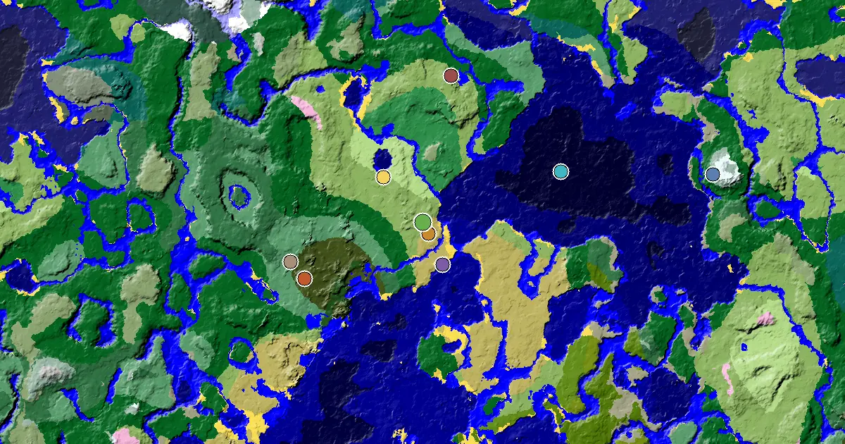 Plains Spawn — a Trial Chamber by Spawn — biome and structure map