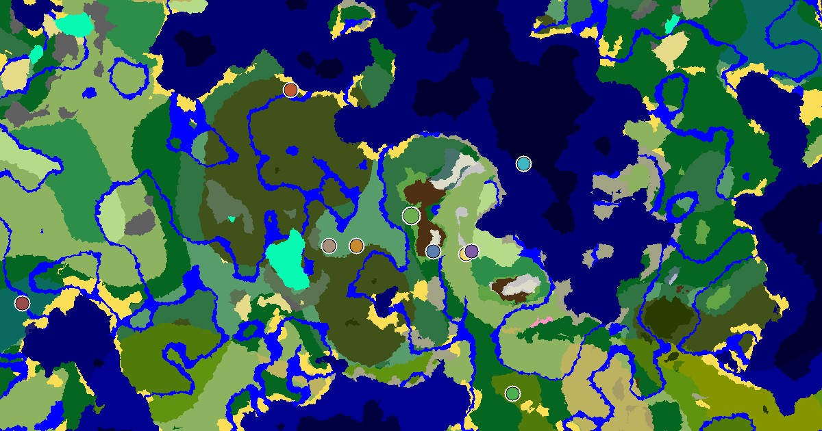 Minecraft Meadow Seed: an Ancient City Under Spawn — biome and structure map around spawn