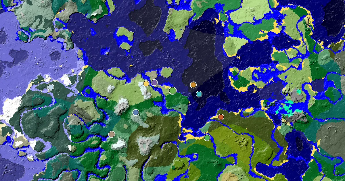 a Mansion Within Reach Near a Plains Spawn — biome and structure map