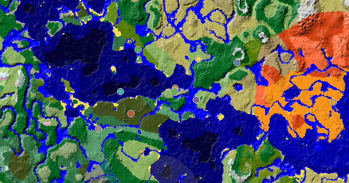 a Trial Chamber by Spawn Near a Plains Spawn — biome and structure map