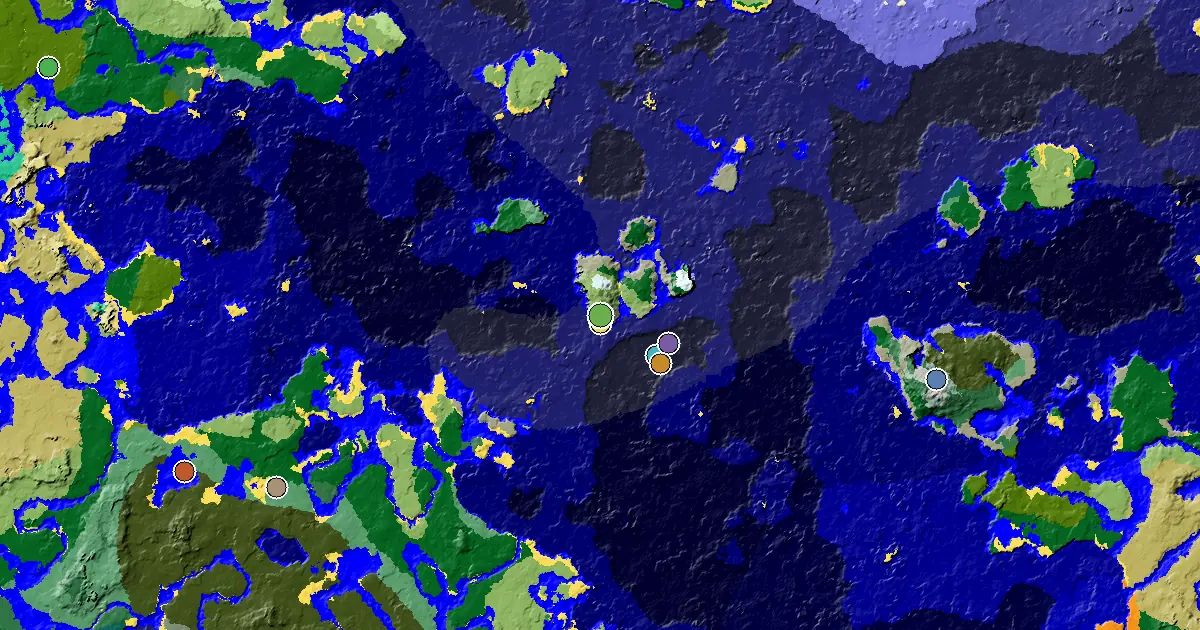 Minecraft Plains Seed: a Village at Spawn — biome and structure map