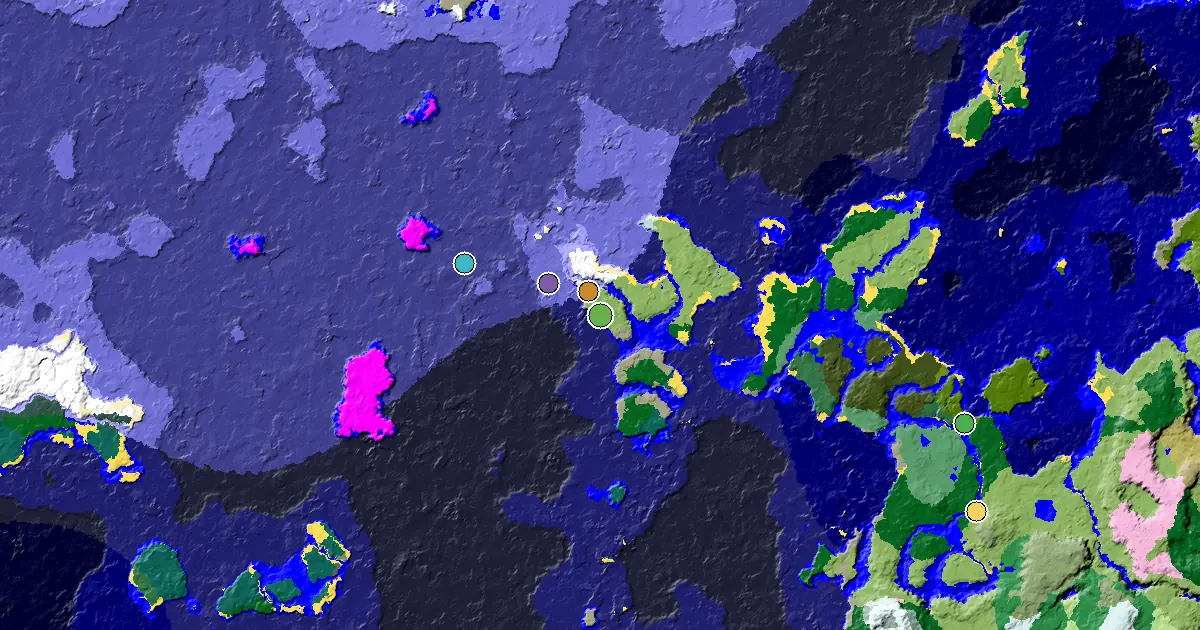 a Trial Chamber by Spawn Near a Plains Spawn — biome and structure map
