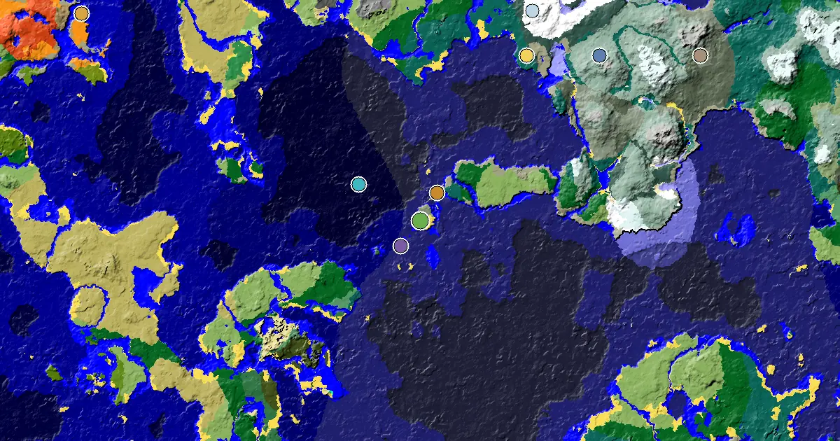 Great Structures Nearby Near a Old Growth Spruce Taiga Spawn — biome and structure map